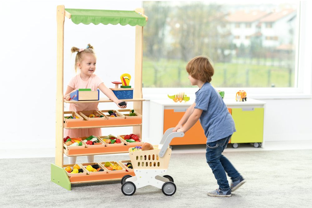 Coin enfant marché